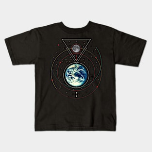 Geometric universe Kids T-Shirt